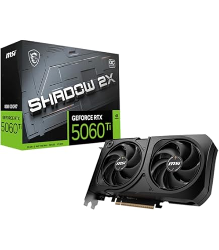MSI VGA GeForce RTX 5060 TI 8G VENTUS 2X OC PLUS RTX5060TI 8GB